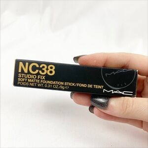 MAC Studio Fix Foundation Stick NC38 Soft Matte Full Coverage 9g (NWT)